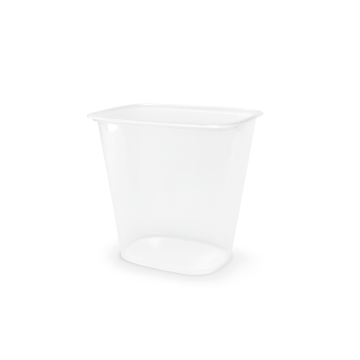 P-BOX KFB container, free space PP 500 ml, pack of 100 (k/10) PRA500, REUSABLE