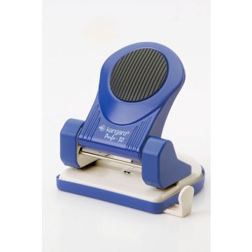 Hole punch, KANGARO Perfo 30, punches up to 30 sheets, blue