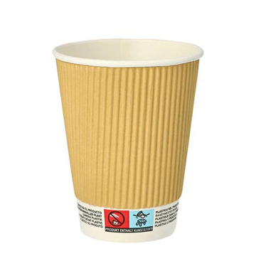 PAP/PLA DW 300ml kubek kraft op.25szt. (k/20) śr.90mm