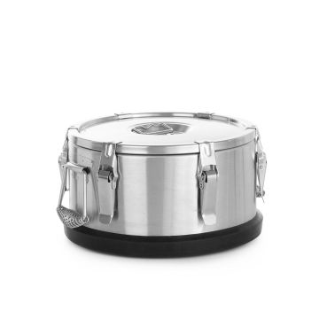 Steel thermos flask for food transportation 10 l - code 710104