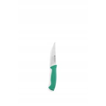 Nóż do jarzyn HACCP - 100 mm, zielony - kod 842119