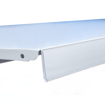 Price bar DBR39 transparent, 1500mm long with 9mm foam tape