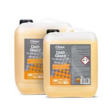 Clinex DishGlass 10L - preparat do mycia naczyń szklanych w zmywarkach gastronomicznych