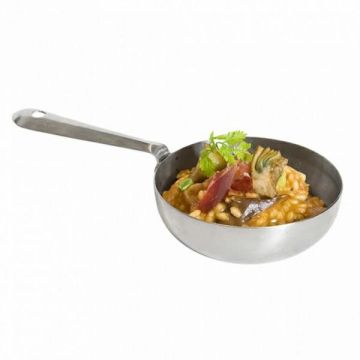 Inox mini frying pan, diameter 10x3cm, 1 pc