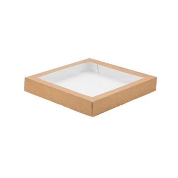 SUSHI box 25x25x5cm op.50szt. kraft (P10277)