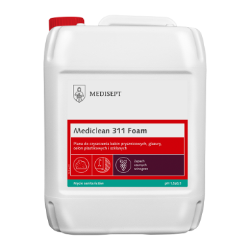 Mediclean 311 Foam 5L - foam cleaner for bathrooms 