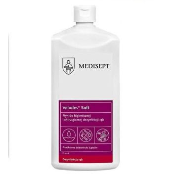 MEDISEPT Velodes Soft 1L - hygienic and surgical hand disinfection 