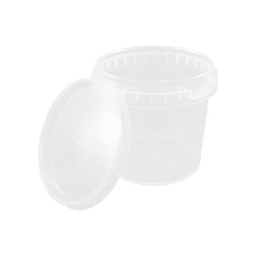 Pojemnik PP 375ml z plombą okrągły op.768szt. WIELORAZOWE