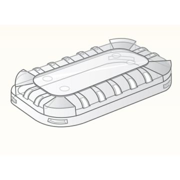 O. F-250 rPET cover h10mm, 1155pcs, T-125/I-10
