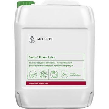 MEDISEPT Velox Foam Extra 5L - foam for disinfecting and cleaning fragile surfaces