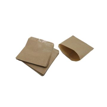 Torebka frytki 110x110mm brązowe BN małe BN 32+10PE, op. 1000 sztuk