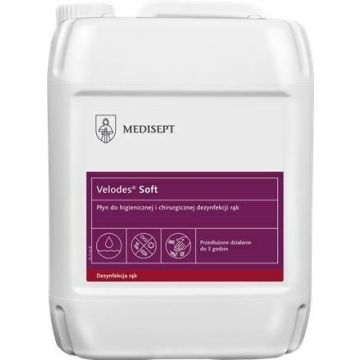  MEDISEPT Velodes Soft 5L - płyn do higienicznej i chirurgicznej dezynfekcji rąk