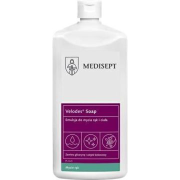 MEDISEPT Velodes Soap 500ml - emulsja do mycia rąk i ciała