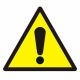 General warning sign B2 - 105 x 105mm GW001B2PN