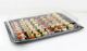 Mozaik SQ55 catering tray + cover 25 pcs, 55x37cm, black, PS, Sabert