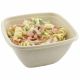 Miska z trzciny cukrowej 500ml, bagasse - kolor naturalny 13,2x13,2x6,7 op. 50 sztuk