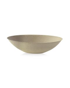 Oval skål med sockerrör 750 ml natur 220x140x55mm op. 125 st