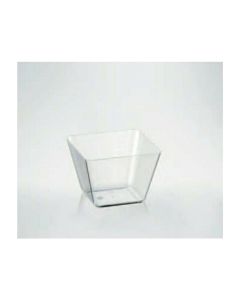 FINGERFOOD PS T bägare 90ml SPACE1 58x58x42mm, op.24st (k/20) transparent