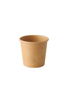 Såsbehållare av papper 90 ml KRAFT, diameter 60 mm, op. 50 st