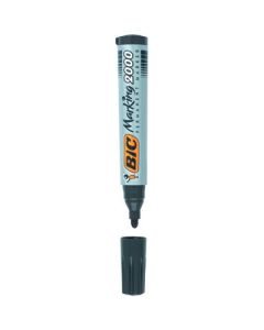 BIC tartós kerek filctoll 2000-09 fekete