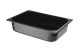 Transparent polycarbonate ice cream tray Black 360 x250x(H)80 mm
