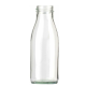 Glass bottle with screw cap fi38mm 250ml op.10zest.