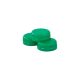 Cap fi.38 fixed green op.100pcs. (k/30) for PET bottles, TnP