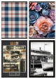 Notepad A5 80k GIMBOO mixed patterns - soft cover