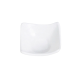 Finger food porcelain square plate 76x76x(h)34mm white, op.12pcs. (k/18)