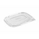 rPET Cube rectangular lid, pack of 50 (4 pcs) for 900/1200 ml bowls, PFAS Free