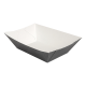 Black tray 480ml 10x6,2x4,8cm pack of 200 (box/9) THEPACK®