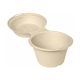 575 ml sugarcane bowl with lid, pack of 40 (k/4) PFAS Free