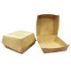 HAMBURGER Brown MEGA box 100pcs K brown/brown 150x150x80mm without printing TnG