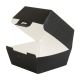 Pudełko HAMBURGER CZARNY DUŻY op.50szt. 130x125x90mm (k/10)