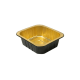 Gold rectangular aluminum mold 515ml op.50szt. (k/12) AS220515