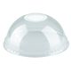 Lid for PET cup 0,2-0,3l dia 78mm, convex with hole, 50 pieces