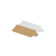 Gold rectangular cake disc 5x10cm packaging 200pcs. 730g monoporation
