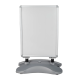 Double-sided vertical A1 stand with water or sand base