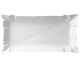 White paper tray 14x25cm, 100pcs.