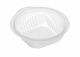 Soup PP container 5350 R 350ml op.50pcs fi 164mm for sealing frosted PERLAGE (k/12) ribbed