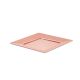 PS 270mm premium rectangular plate ESTIVO op.25pcs. (k/4) peach REUSABLE