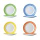 Dessert plate Brush yellow