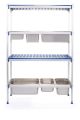 Aluminium storage rack for GN 1/1 containers - code 812266