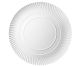Paper plate white 42cm ABC, 100pcs, grammage 320g