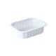 T W 137/113/1 H35, 350ml, 300-pack, height 3.5cm, white, undivided, ribbed, SIDE DISH