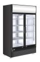 Witryna chłodnicza z podświetlanym panel em 2-drzwiowa 750 l