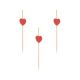 FINGERFOOD - HEART sticks 7cm, 100 pcs.