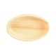 Talerz PURE z liści palmowych owalny 18x2,2cm op. 25 sztuk