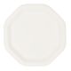 Pure octagonal paper plates, size: 23.5 cm x 23.5 cm, price per package 50pcs