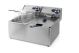 Blue Line deep fryer, 2x8 l - code 205839